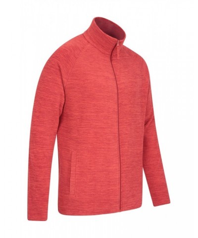 Snowdon II Mens Full-Zip Fleece Jacket Dark Red $19.97 Fleece