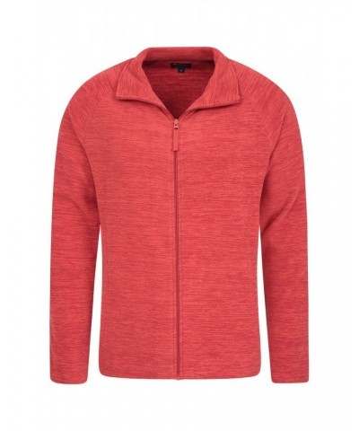 Snowdon II Mens Full-Zip Fleece Jacket Dark Red $19.97 Fleece