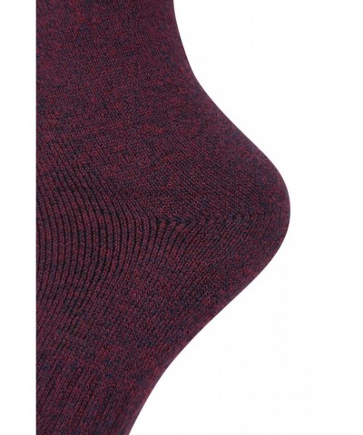 Outdoor Womens Mid-Calf Hiking Socks 3-Pack Berry $11.99 Accessories