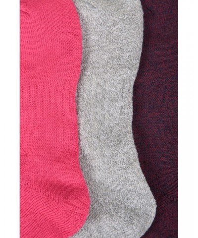 Outdoor Womens Mid-Calf Hiking Socks 3-Pack Berry $11.99 Accessories