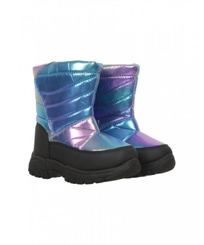 Caribou Toddler Adaptive Snow Boots Iridescent $17.09 Footwear