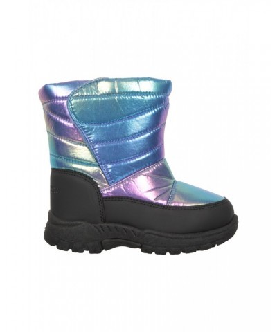 Caribou Toddler Adaptive Snow Boots Iridescent $17.09 Footwear