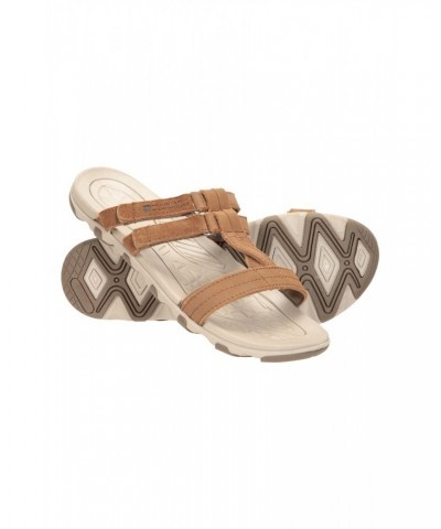 Cruise Womens Leather Sandal Brown $14.52 Footwear