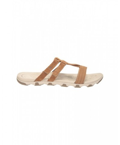 Cruise Womens Leather Sandal Brown $14.52 Footwear