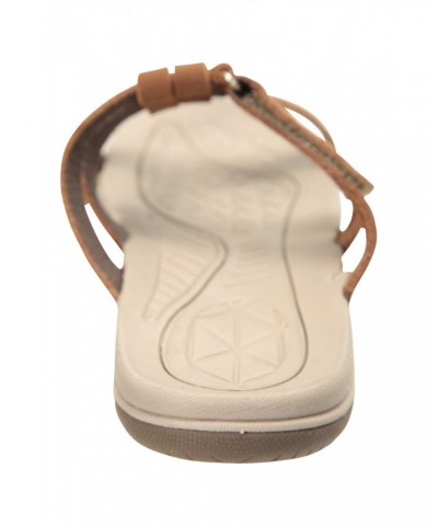 Cruise Womens Leather Sandal Brown $14.52 Footwear