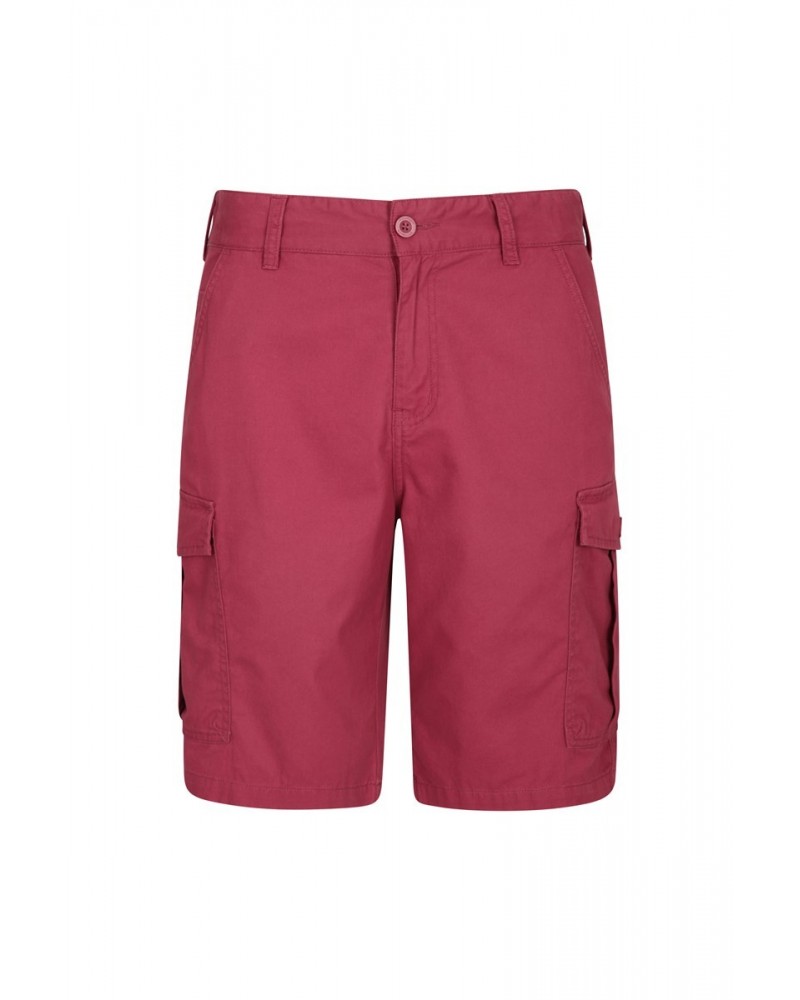 Lakeside Mens Cargo Shorts Dark Red $16.00 Pants