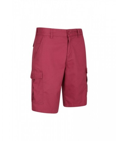 Lakeside Mens Cargo Shorts Dark Red $16.00 Pants