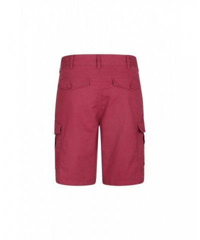 Lakeside Mens Cargo Shorts Dark Red $16.00 Pants