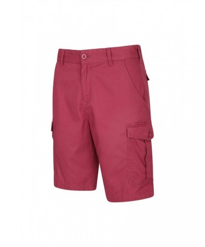 Lakeside Mens Cargo Shorts Dark Red $16.00 Pants