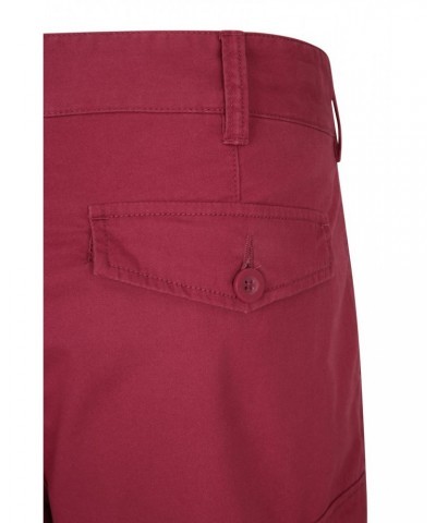 Lakeside Mens Cargo Shorts Dark Red $16.00 Pants