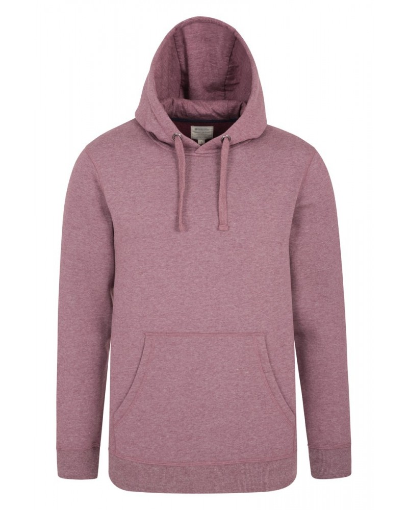 Weymouth Melange Mens Hoodie Burgundy $16.17 Loungewear