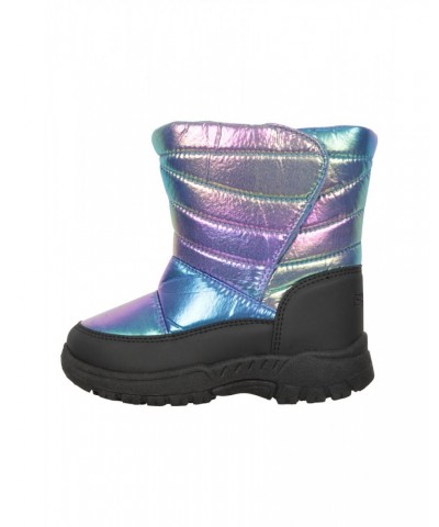 Caribou Toddler Adaptive Snow Boots Iridescent $17.09 Footwear