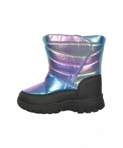 Caribou Toddler Adaptive Snow Boots Iridescent $17.09 Footwear