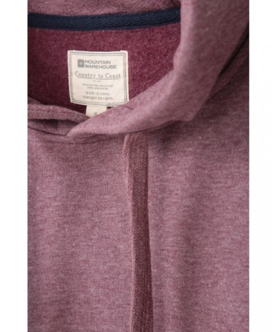 Weymouth Melange Mens Hoodie Burgundy $16.17 Loungewear