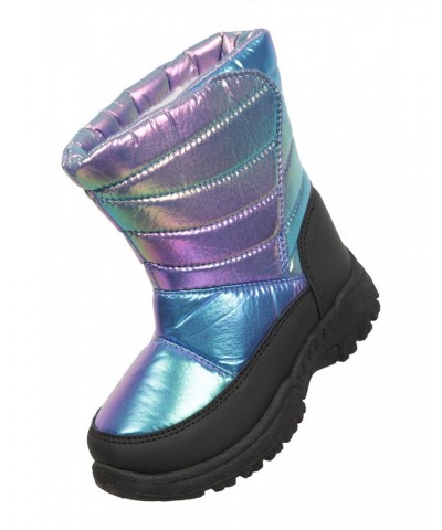 Caribou Toddler Adaptive Snow Boots Iridescent $17.09 Footwear