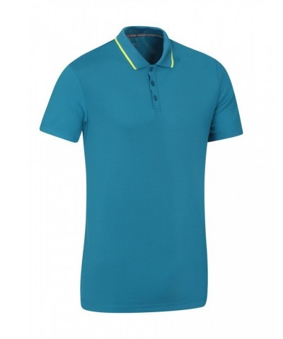 Tournament II Mens IsoCool Polo Teal $14.57 Tops