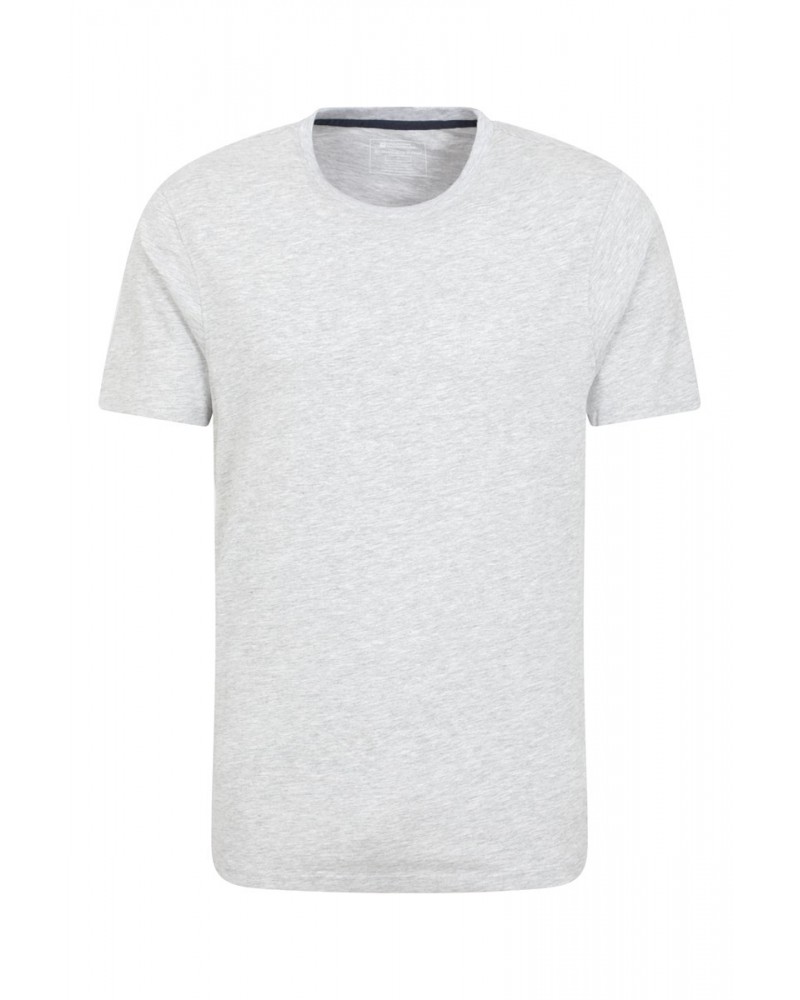 Eden II Mens Organic T-Shirt Light Grey $10.00 Tops