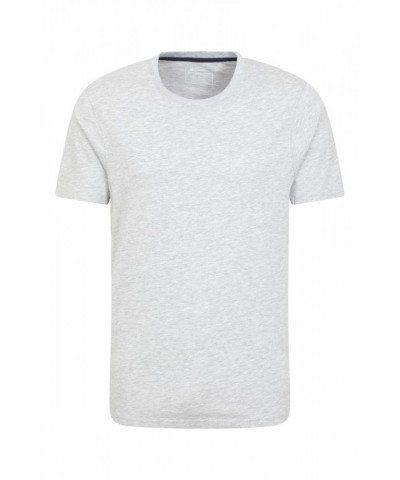 Eden II Mens Organic T-Shirt Light Grey $10.00 Tops