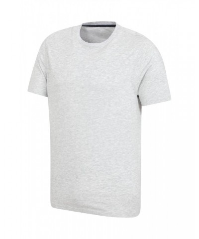 Eden II Mens Organic T-Shirt Light Grey $10.00 Tops