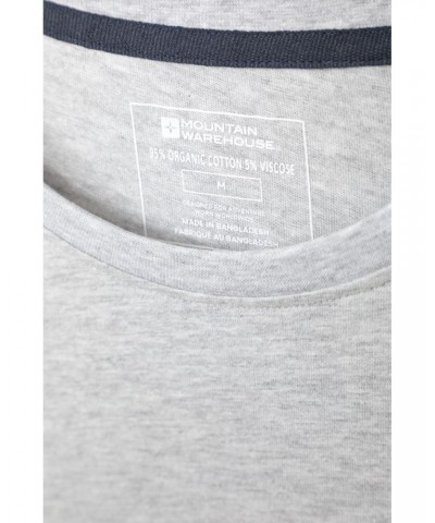 Eden II Mens Organic T-Shirt Light Grey $10.00 Tops