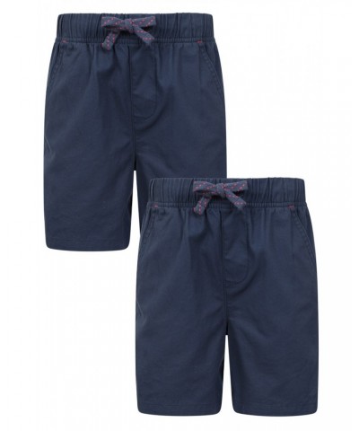 Waterfall Boys Organic Shorts Multipack Navy $13.24 Pants