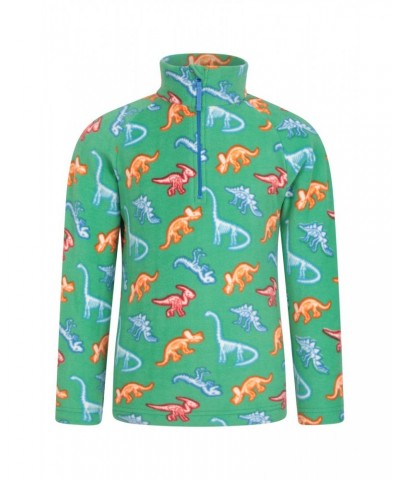 Pursuit Printed Kids Half-Zip Fleece Green $10.00 Fleece