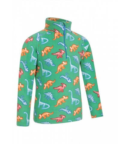 Pursuit Printed Kids Half-Zip Fleece Green $10.00 Fleece