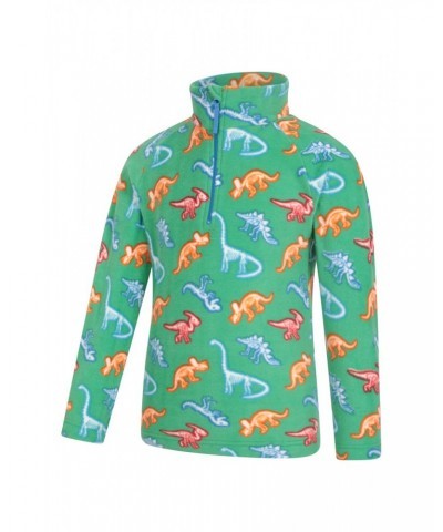 Pursuit Printed Kids Half-Zip Fleece Green $10.00 Fleece