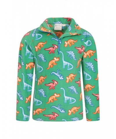 Pursuit Printed Kids Half-Zip Fleece Green $10.00 Fleece