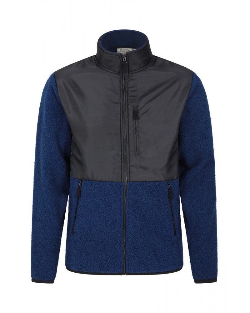 Regis Mens Fleece Jacket Navy $13.86 Fleece