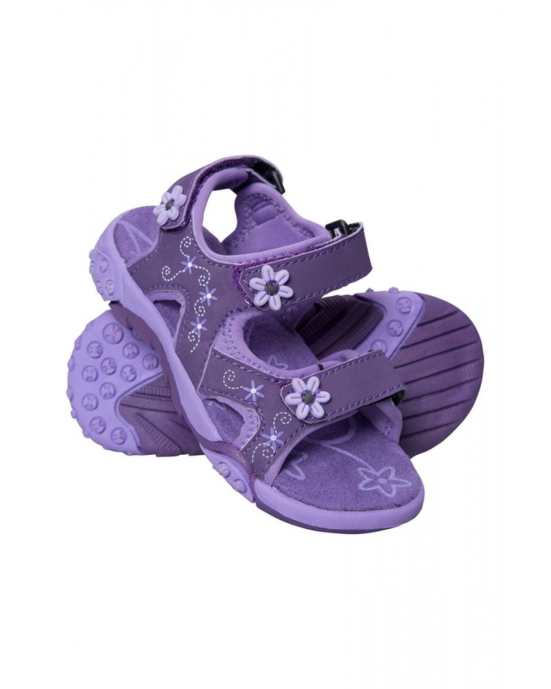 Seaside Junior Sandals Purple $12.64 Footwear