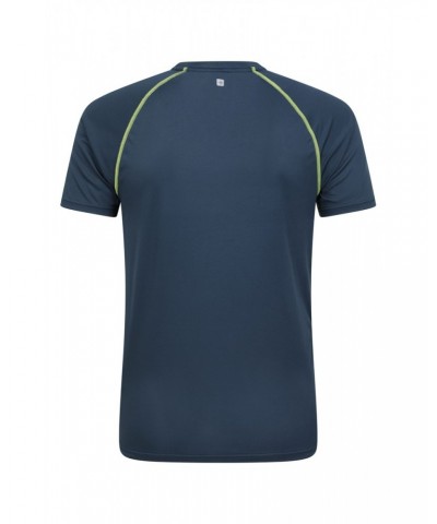 Aero II IsoCool Mens T-Shirt Dark Blue $14.03 Active