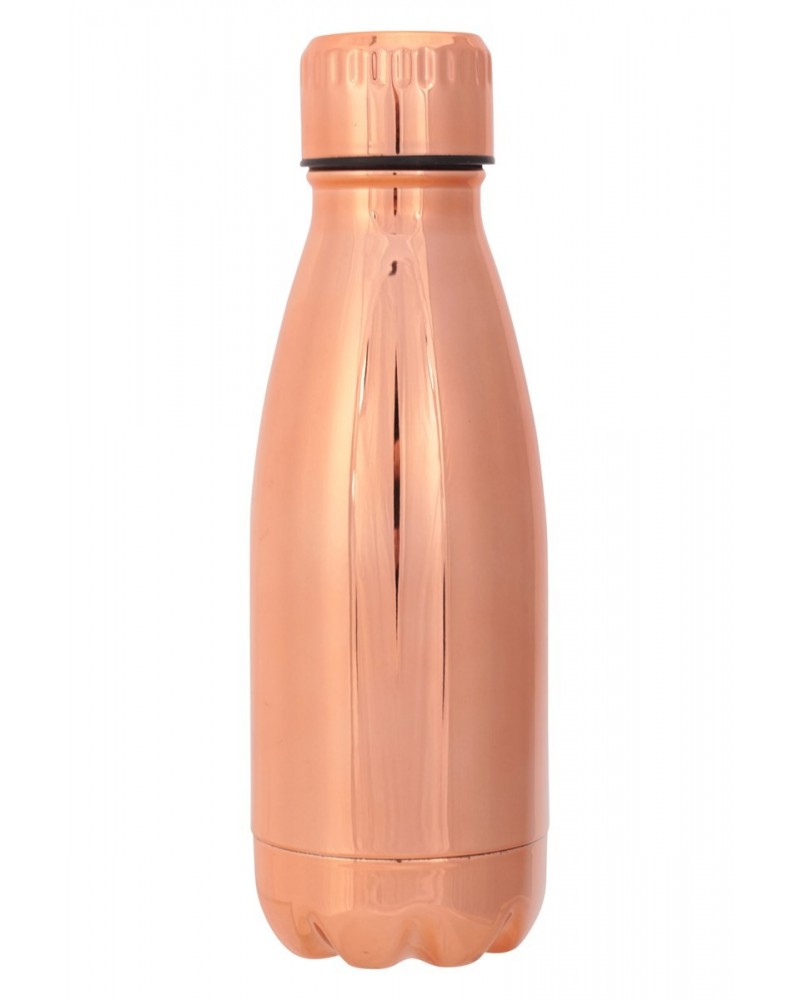 Metallic Double-Walled Water Bottle - 9oz Rose Gold $13.33 Accessories