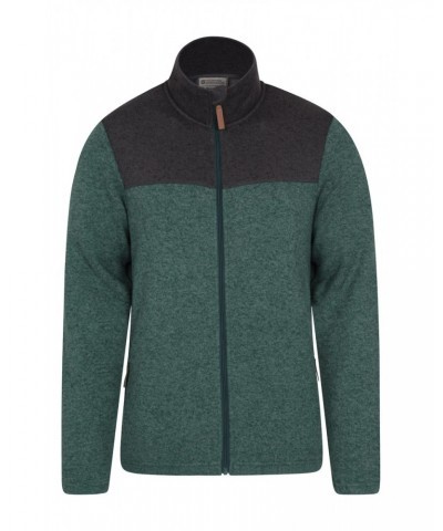 Idris II Mens Full-Zip Fleece Jacket Green $17.48 Fleece