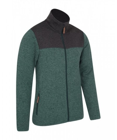 Idris II Mens Full-Zip Fleece Jacket Green $17.48 Fleece