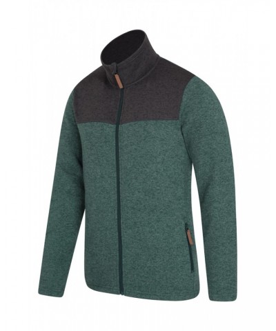 Idris II Mens Full-Zip Fleece Jacket Green $17.48 Fleece