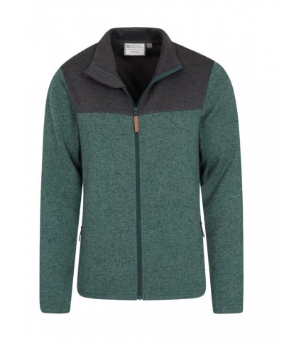 Idris II Mens Full-Zip Fleece Jacket Green $17.48 Fleece