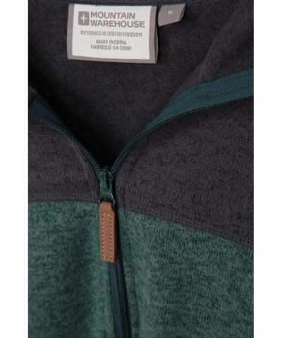 Idris II Mens Full-Zip Fleece Jacket Green $17.48 Fleece