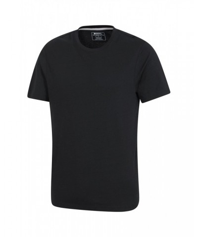 Eden II Mens Organic T-Shirt Black $10.39 Tops