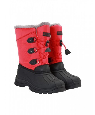 Whistler Kids Adaptive Snow Boots Dark Red $16.80 Footwear