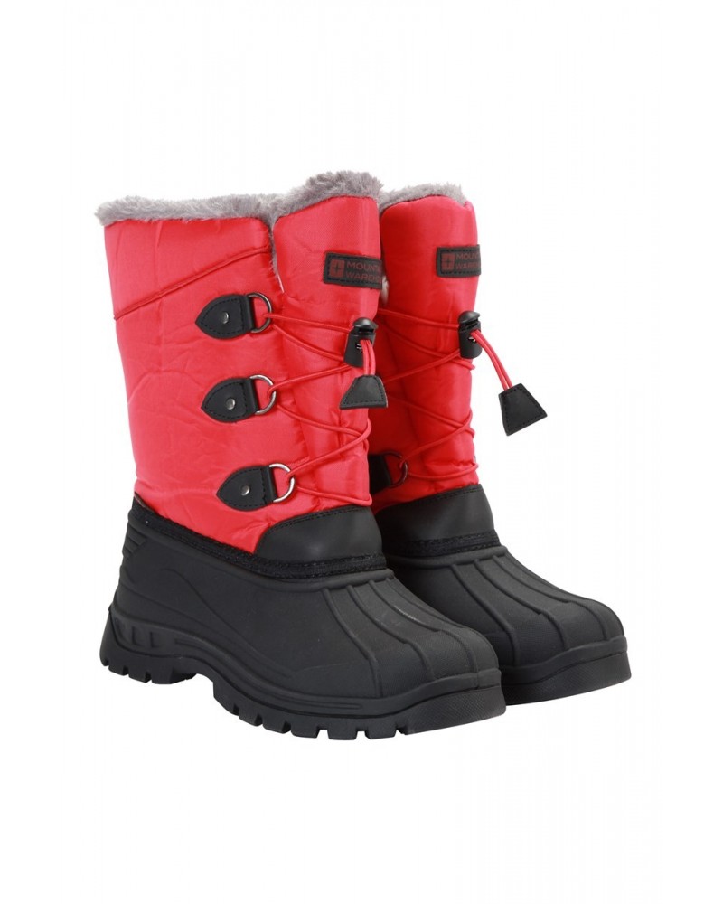 Whistler Kids Adaptive Snow Boots Dark Red $16.80 Footwear