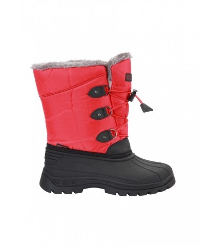 Whistler Kids Adaptive Snow Boots Dark Red $16.80 Footwear