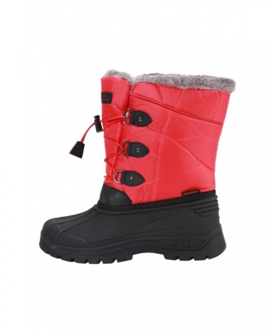 Whistler Kids Adaptive Snow Boots Dark Red $16.80 Footwear