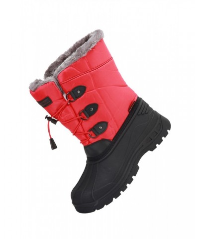 Whistler Kids Adaptive Snow Boots Dark Red $16.80 Footwear