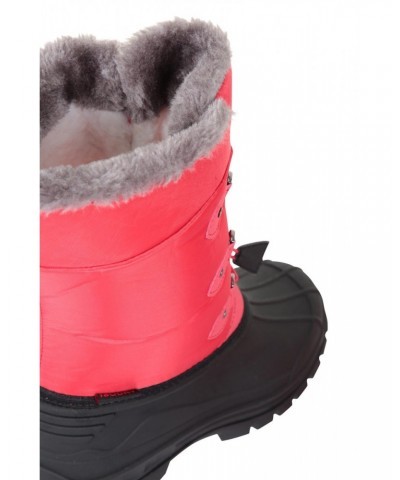 Whistler Kids Adaptive Snow Boots Dark Red $16.80 Footwear