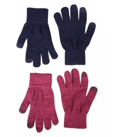 Magic Touch Screen Womens Gloves Navy $10.61 Accessories