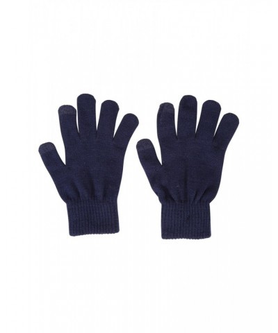 Magic Touch Screen Womens Gloves Navy $10.61 Accessories