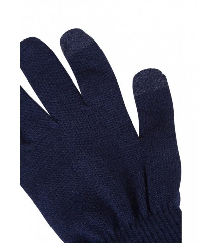 Magic Touch Screen Womens Gloves Navy $10.61 Accessories