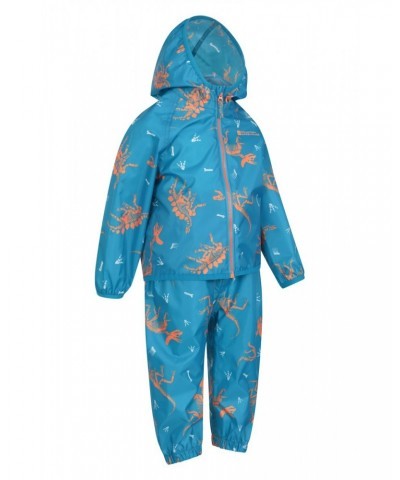 Printed Toddler Recycled Rain Set Blue $28.49 Babywear