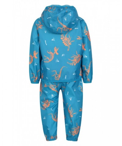 Printed Toddler Recycled Rain Set Blue $28.49 Babywear